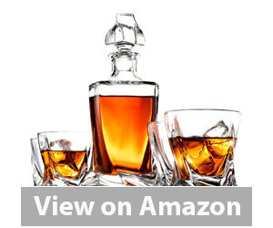 Best Whiskey Decanter - FineDine High-end Modern 5-Piece Decanter Set Review